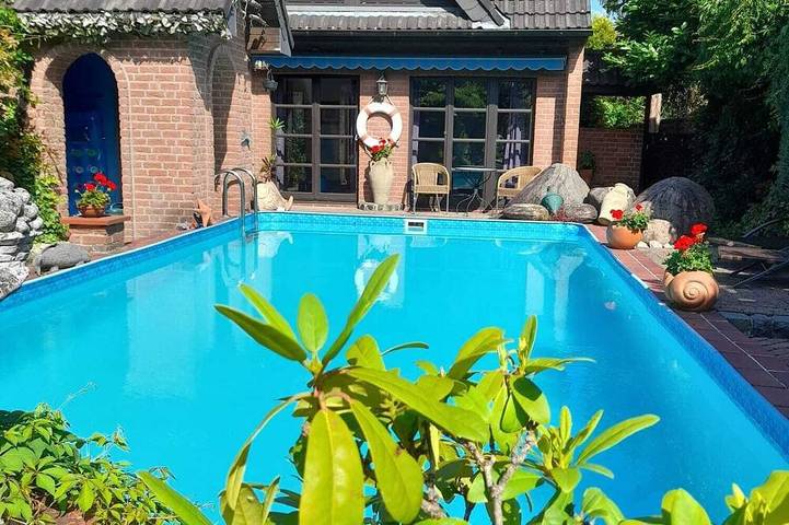 Appartement de vacances pour 2 personnes, avec Terrasse ainsi que Jardin et Piscine à Kevelaer
