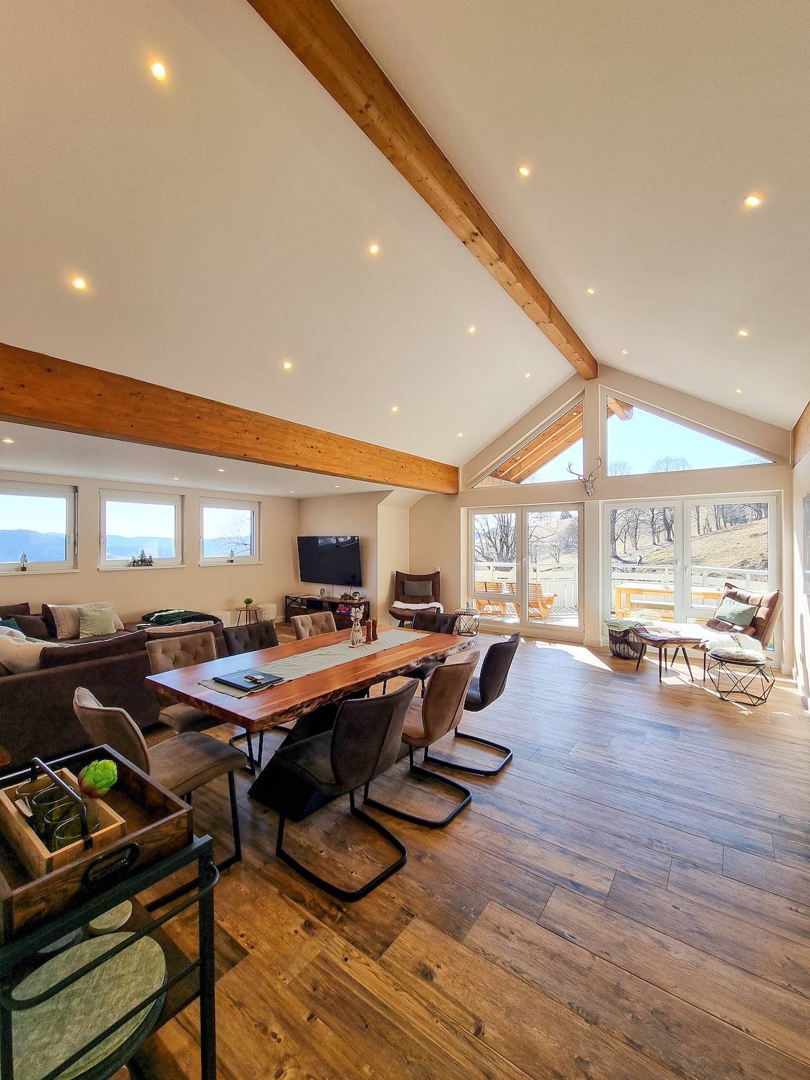 Ganze Ferienwohnung, "Deluxe" Ferienwohnung Schwarzwald, 8 Personen, 140 qm, Haus Sonnenschein, 2 Balkone in Todtnauberg (Todtnau), Todtnau