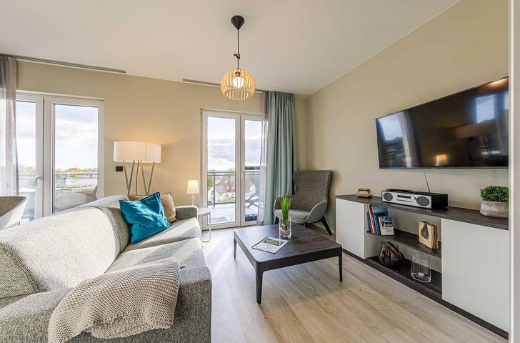 Vakantiewoning voor 4 personen, with balkon and sauna as well as uitzicht op het meer in Wustrow