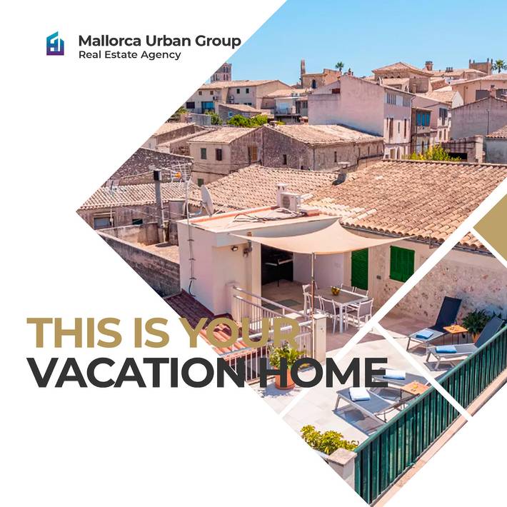Apartamento para 6 personas, con Balcón y Terraza en Sineu