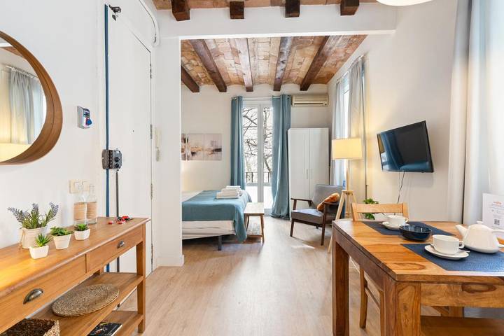 Apartamento de férias para 2 pessoas, com varanda em La Barceloneta