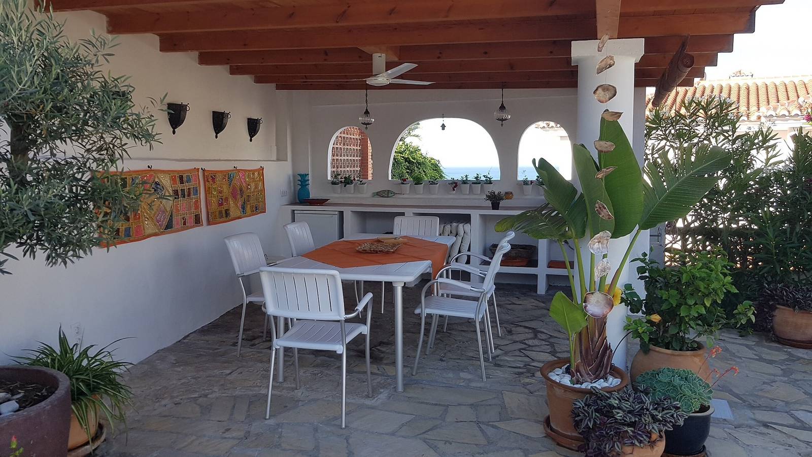 Romero, chalé independente com piscina e vista panorâmica in Urbanización Villa del Mar, Vélez-Málaga