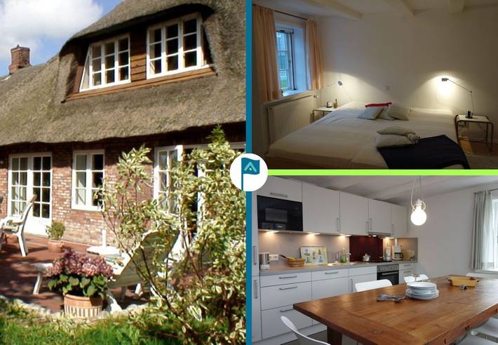 Ferienwohnung für 4 Personen, mit Terrasse in Oldsum