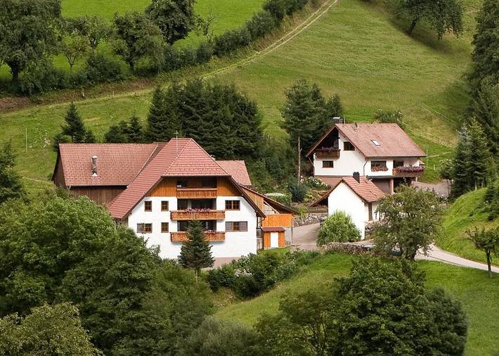 Ferienhaus für 5 Personen, mit Balkon und Balkon/Terrasse sowie Garten in Markgraeflerland