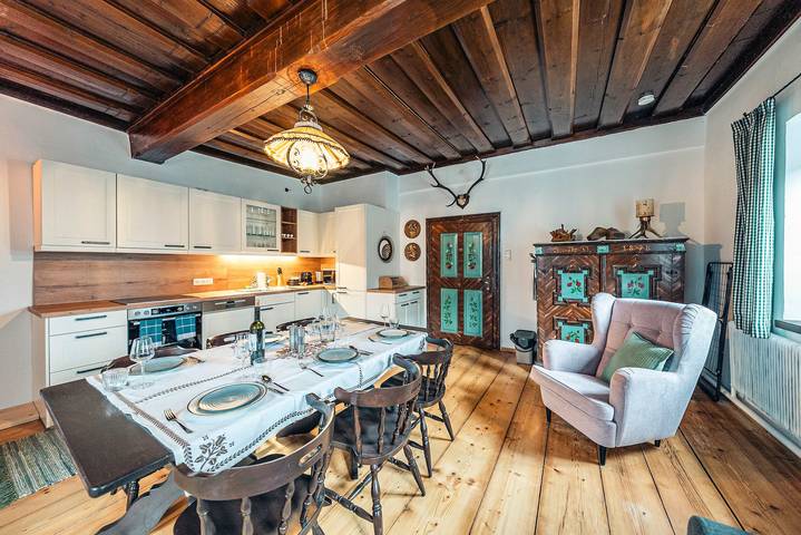Ferienwohnung für 5 Personen, mit Garten