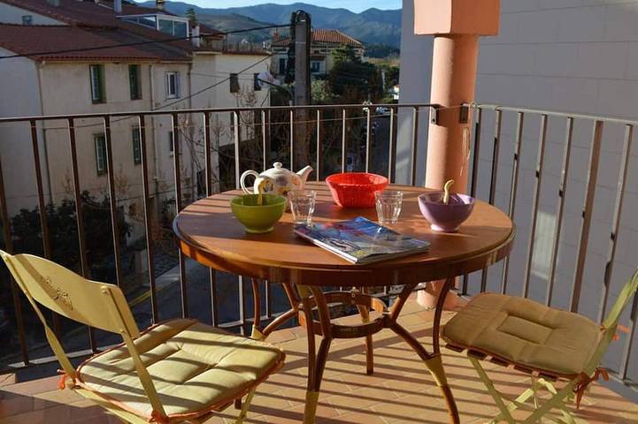 Gîte pour 4 personnes, avec terrasse, animaux acceptés dans Office De Tourisme De Banyuls Sur Mer
