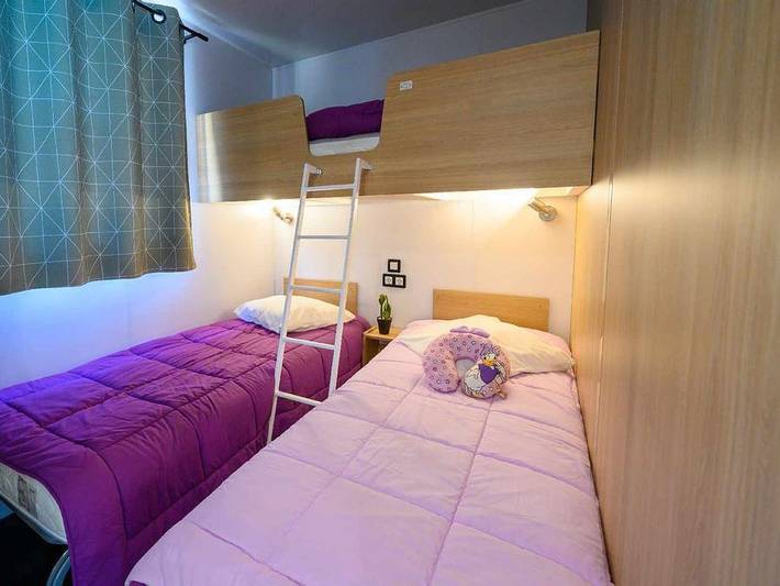 Camping Le Clos de Barbey  - Mobilheim 8 personen - Confort 3 Zimmer 30 m² in Bauduen, Brignoles Region