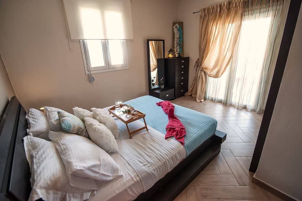 Villa Balos met een prachtig uitzicht op zee in Georgioupoli, Chania en omgeving