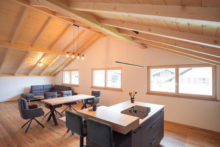 Hütte für 7 Personen, mit Ausblick und Balkon, kinderfreundlich in Pfronten - 4