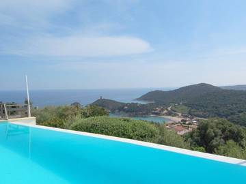 Gîte pour 4 personnes, avec terrasse et piscine à Conca