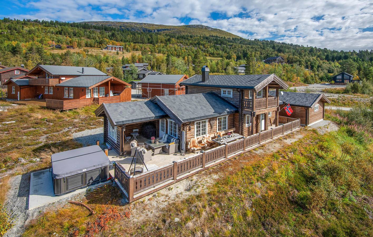 Ferienhaus für 11 Personen mit Garten in Lesja