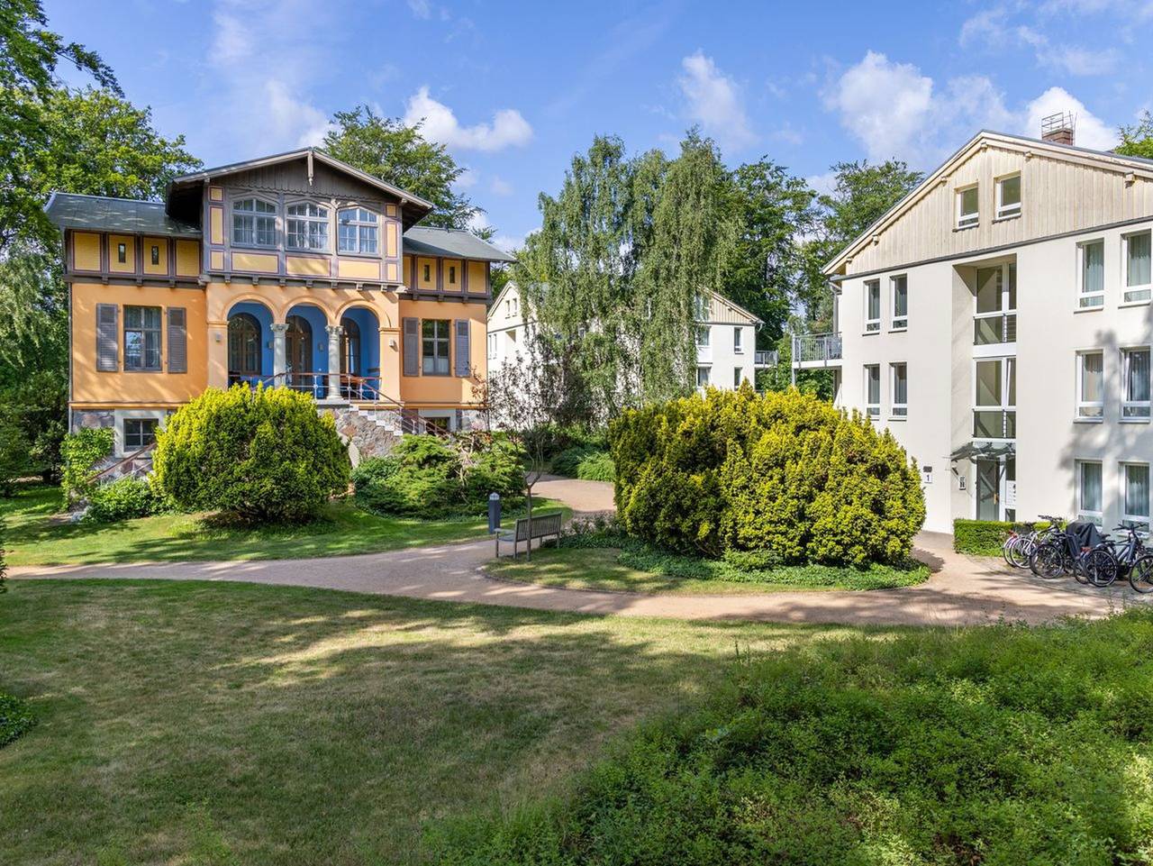 Ganze Ferienwohnung, Strand-Park - Ferienapartment direkt an der Strandpromenade - Saunabereich im Haus inklusive! in Strand Heringsdorf, Heringsdorf