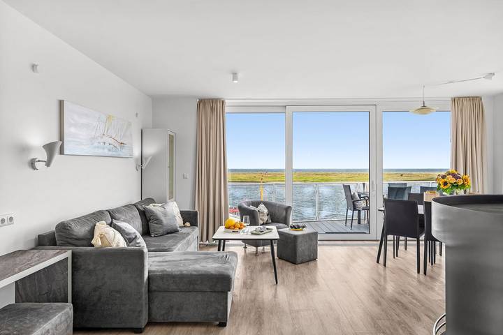 Ganze Wohnung, „Kielwasser“ – Top-Lage, traumhafter Meerblick, Dampfdusche & eigener Parkplatz in Wendtorfer Strand, Wendtorf
