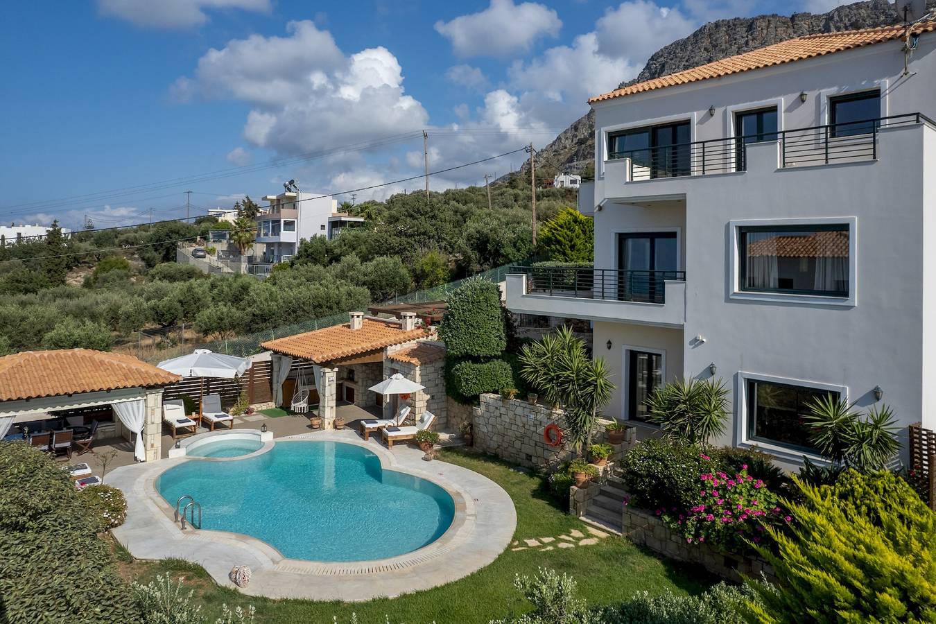 Villa voor 6 personen met terras in Piskopiano, Iraklio-Heraklion en omgeving