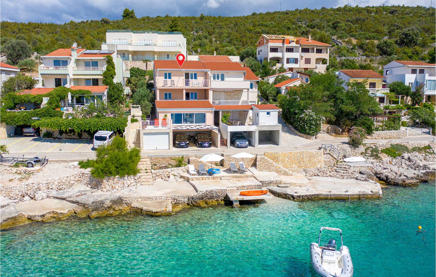 Ganze Ferienwohnung, Ferienwohnung für 6 Personen mit Terrasse in Vinisce, Split-Dalmatien