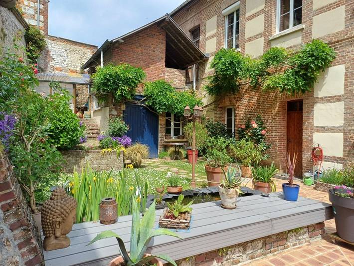 Chambre d’hôte pour 4 personnes, avec jardin dans Rives-en-Seine
