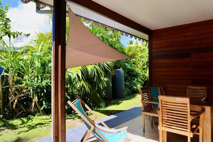 Camping für 4 Personen, mit Pool und Garten in der Karibik