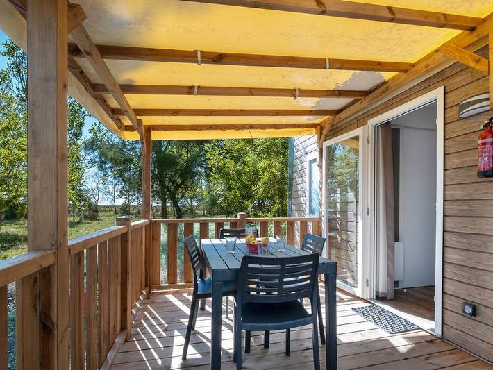 Camping Les Mizottes - Mobilheim 4 personen - Mobilheim Premium 2 Zimmer > 29 m² 4 Pers. in Saint-Michel-en-l'Herm, Fontenay-le-Comte