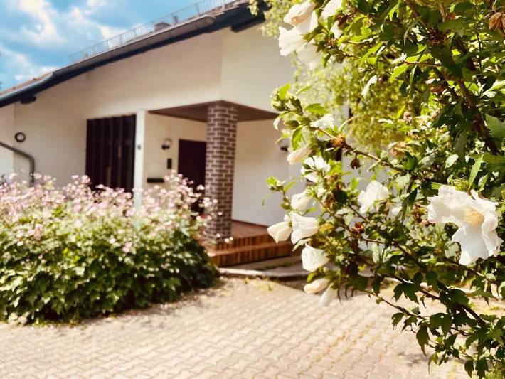 Ferienhaus für 29 Personen, mit Balkon und Terrasse sowie Garten und Ausblick in Gorxheimertal