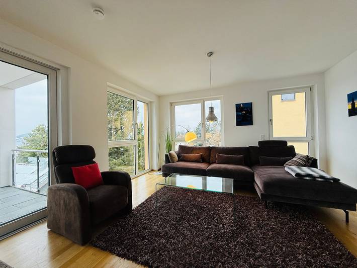 Ferienwohnung für 6 Personen, mit Balkon und Balkon/Terrasse sowie Seeblick und Ausblick in Überlingen - 4