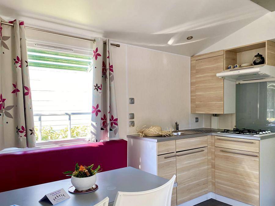 Camping Les Coquettes - Mobilhome 4 personas - Cabaña Laurier in Saint-Georges-d'Oléron, Côte de Beauté