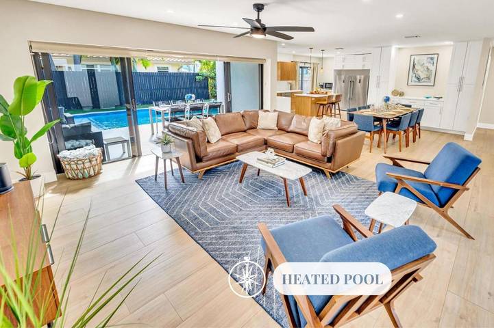 Bungalow für 8 Personen, mit Pool und Terrasse sowie Whirlpool in Fort Lauderdale