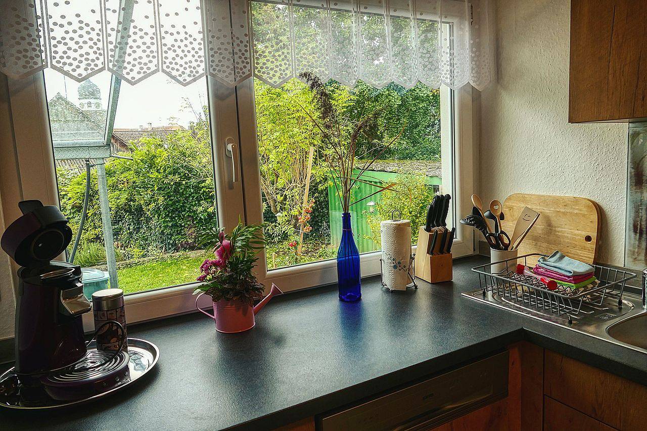 Ganze Ferienwohnung, Haus Gartenstraße - 4-Zimmer-Ferienwohnung im Eg mit Terrasse in Öhningen, Untersee