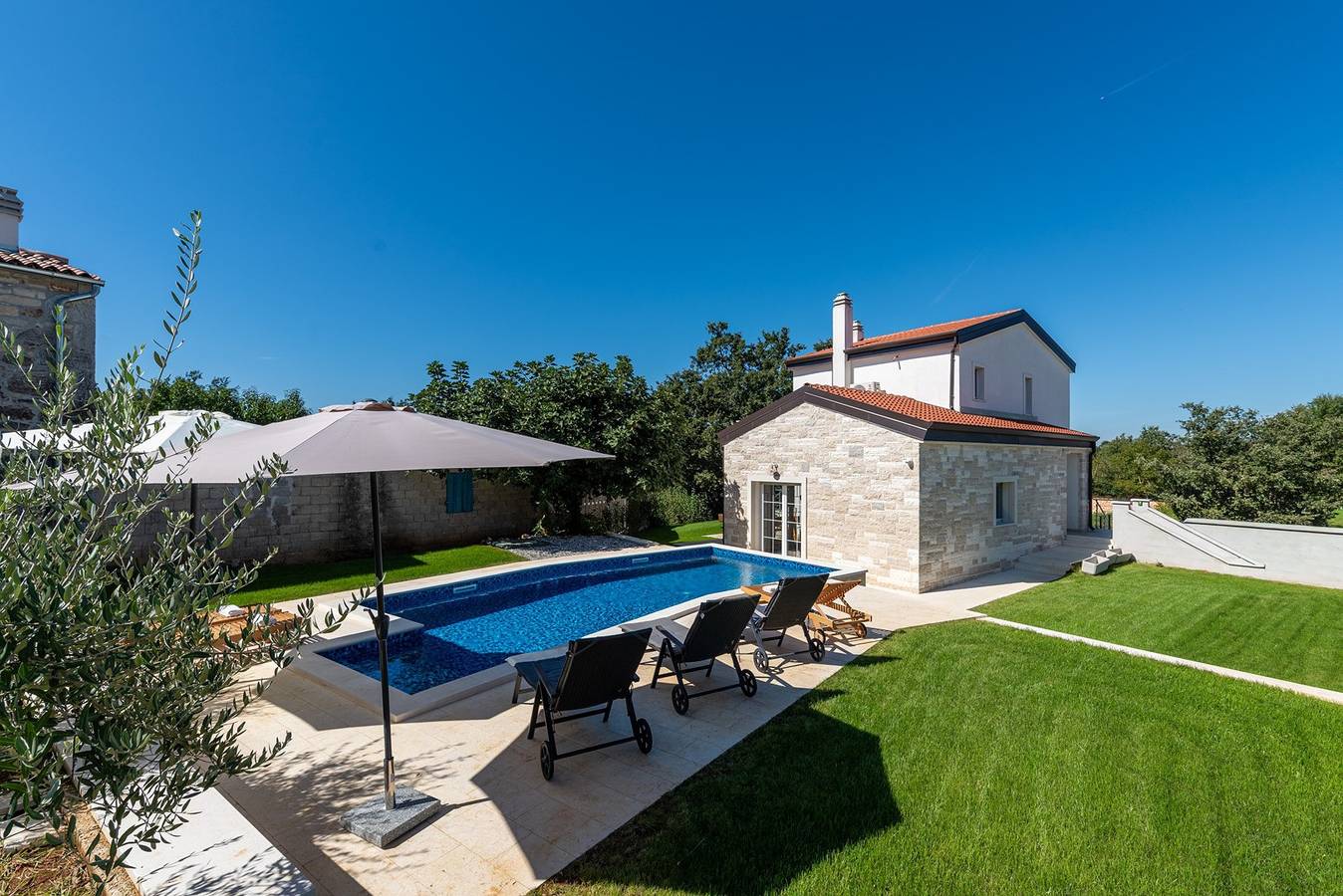 Villa Nina mit privatem Pool für 6 Gäste in der Nähe von Poreč in Grad Poreč, Porec und Umgebung