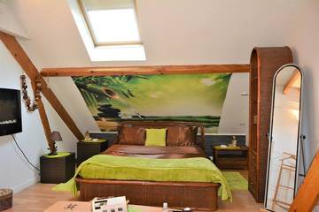 Gîte pour 2 personnes, avec balcon ainsi que sauna et jacuzzi à La Chavanne