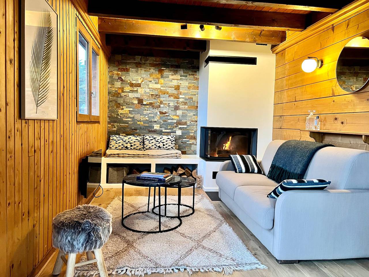 Chalet 'Mouflon - Vue Lac Imprenable' mit privater Terrasse und Balkon in Thollon-les-Mémises, Thonon-les-Bains und Umgebung