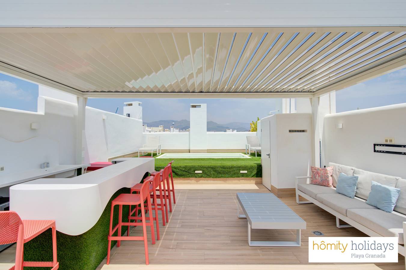 Apartamento entero, Homity Ático + Piscina Ma-2-P3-4F in Playa Granada, Motril
