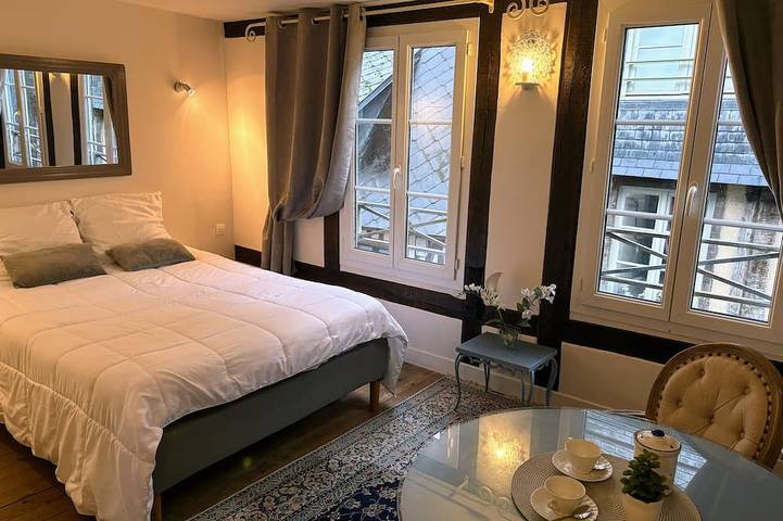 Appartement de vacances pour 2 personnes, avec piscine à Honfleur