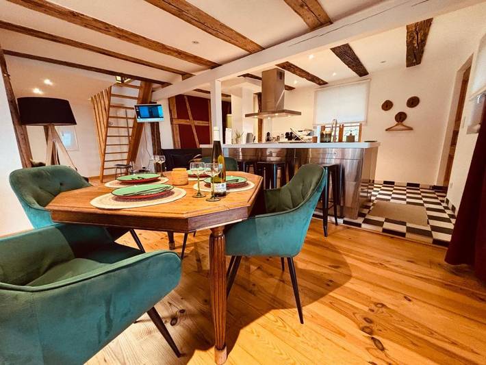 Gîte pour 5 personnes, avec jardin et vue, animaux acceptés à Gueberschwihr - 3