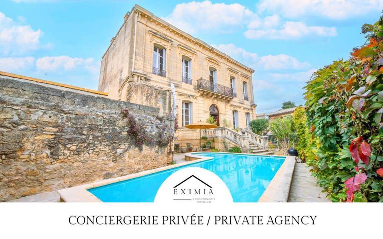 Maison de vacances pour 8 personnes, avec piscine ainsi que jardin et vue à Castries