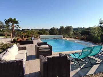 Villa pour 6 personnes, avec jardin ainsi que terrasse et piscine en Aquitaine