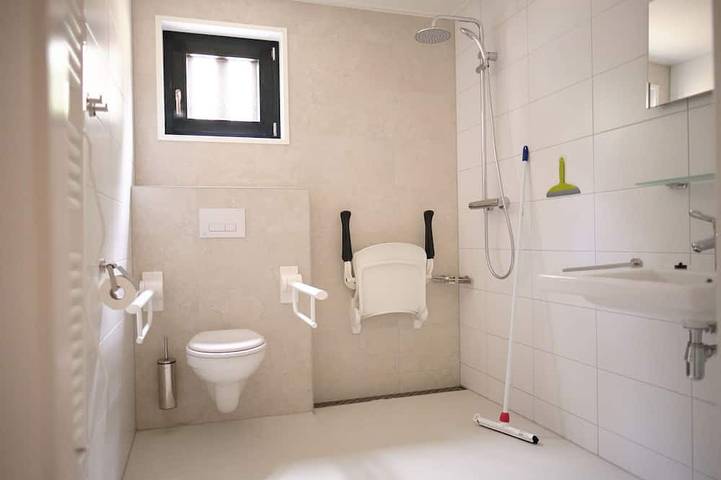 Lodge voor gehandicapten op een vakantiepark in Gulpen, Limburg