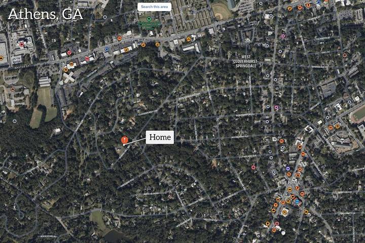 Vacation rental for 4 people in Athens (GA)