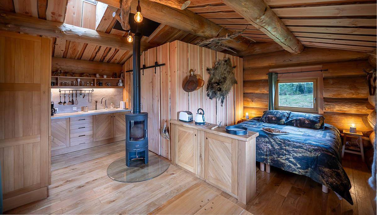 La Cabane du Trappeur in Chennegy, Aube