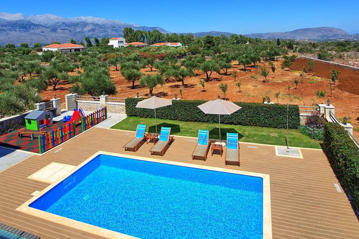 Villa für 4 Personen, mit Pool und Balkon in Chania und Umgebung - 3