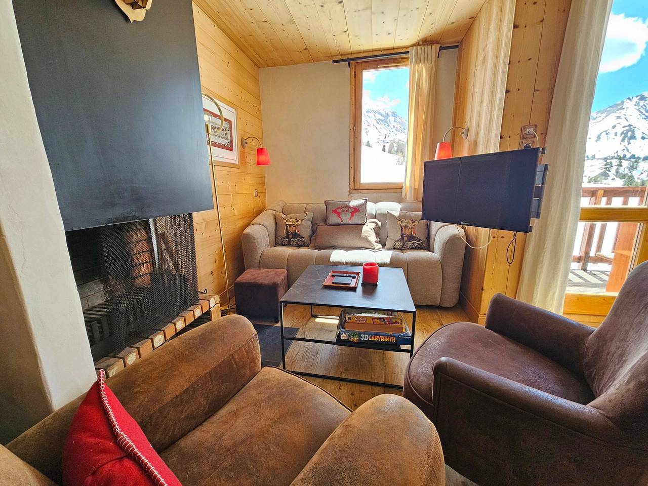 Appartement entier, Duplex chaleureux, 6 pers., vue pistes in Plagne Villages, La Plagne-Tarentaise