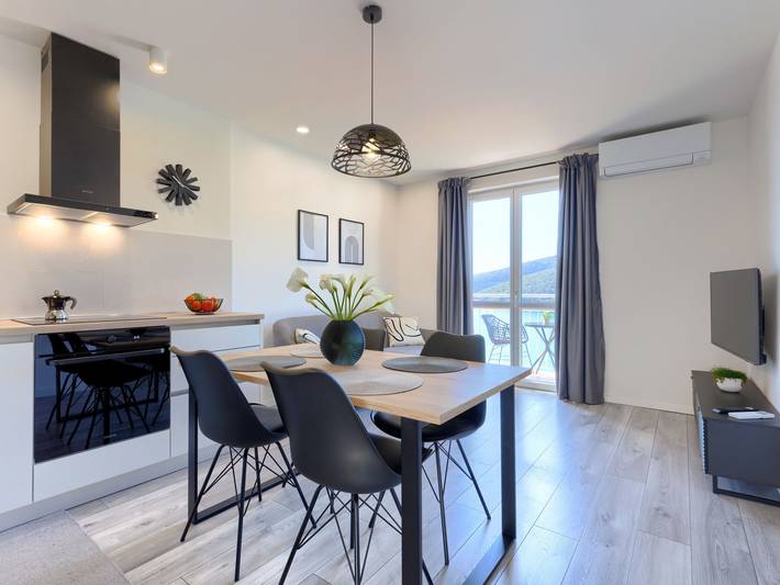 Ferienwohnung für 4 Personen, mit Balkon in Rabac - 2