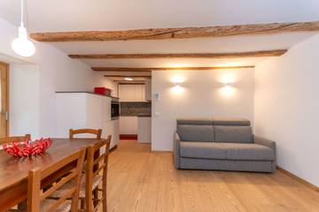 Gîte pour 4 personnes, avec jardin et balcon à Falcade