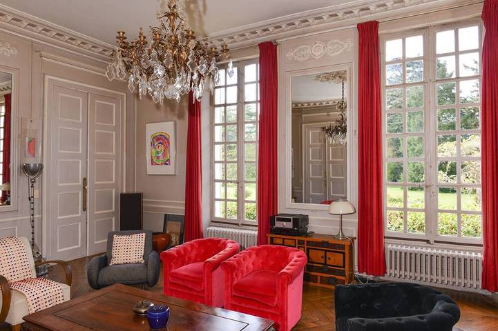 Château pour 25 personnes, avec jacuzzi et jardin dans l' Eure - 4