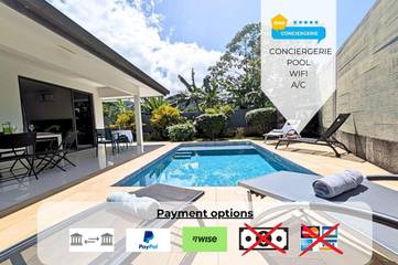 Cottage pour 6 personnes, avec piscine et terrasse dans Mataiea
