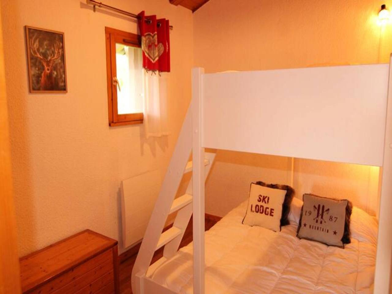 Apartamento entero, Apartamento en Mont Bisanne con balcón in Les Saisies, Albertville region