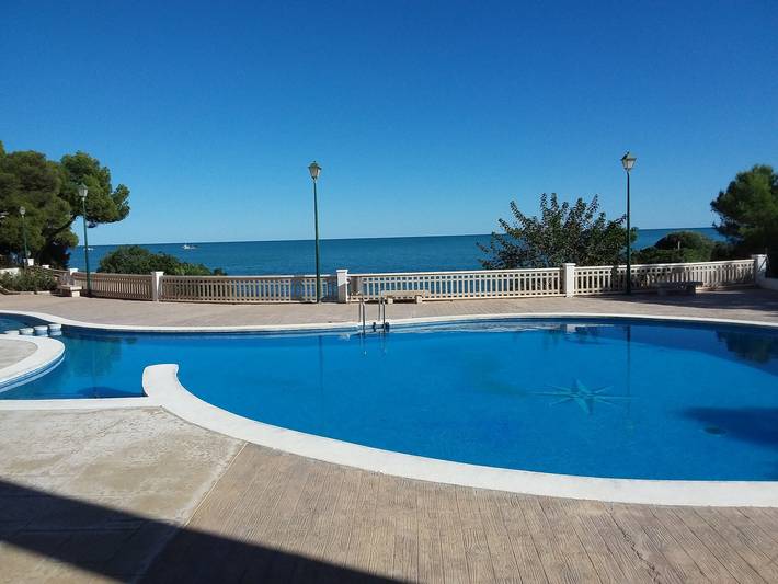 Bungalow für 6 Personen, mit Terrasse und Pool in Peñiscola