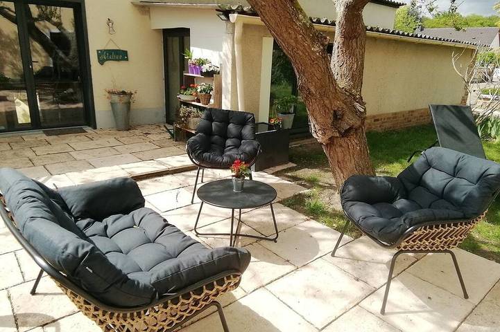 Maison de vacances pour 3 personnes, avec Terrasse et Jardin