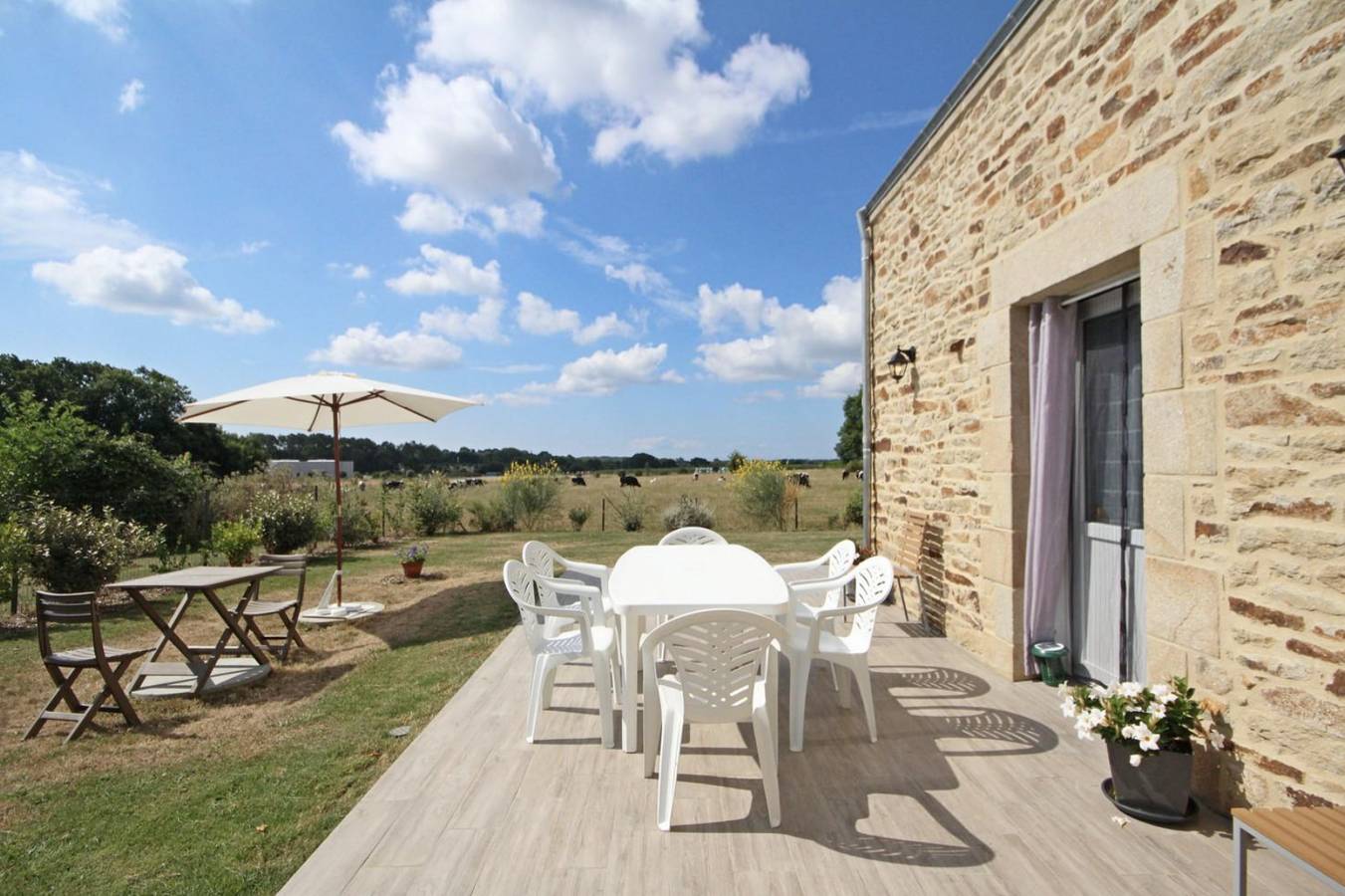 Maison de vacances 'La Longère Du Cosquer' avec terrasse privée, jardin privé et Wi-Fi in Baden (France), Côte des Mégalithes
