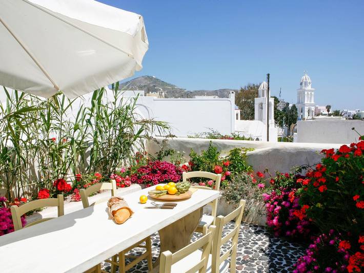 Location de vacances pour 4 personnes, avec piscine et balcon, adapté aux familles à Megalochori - 4