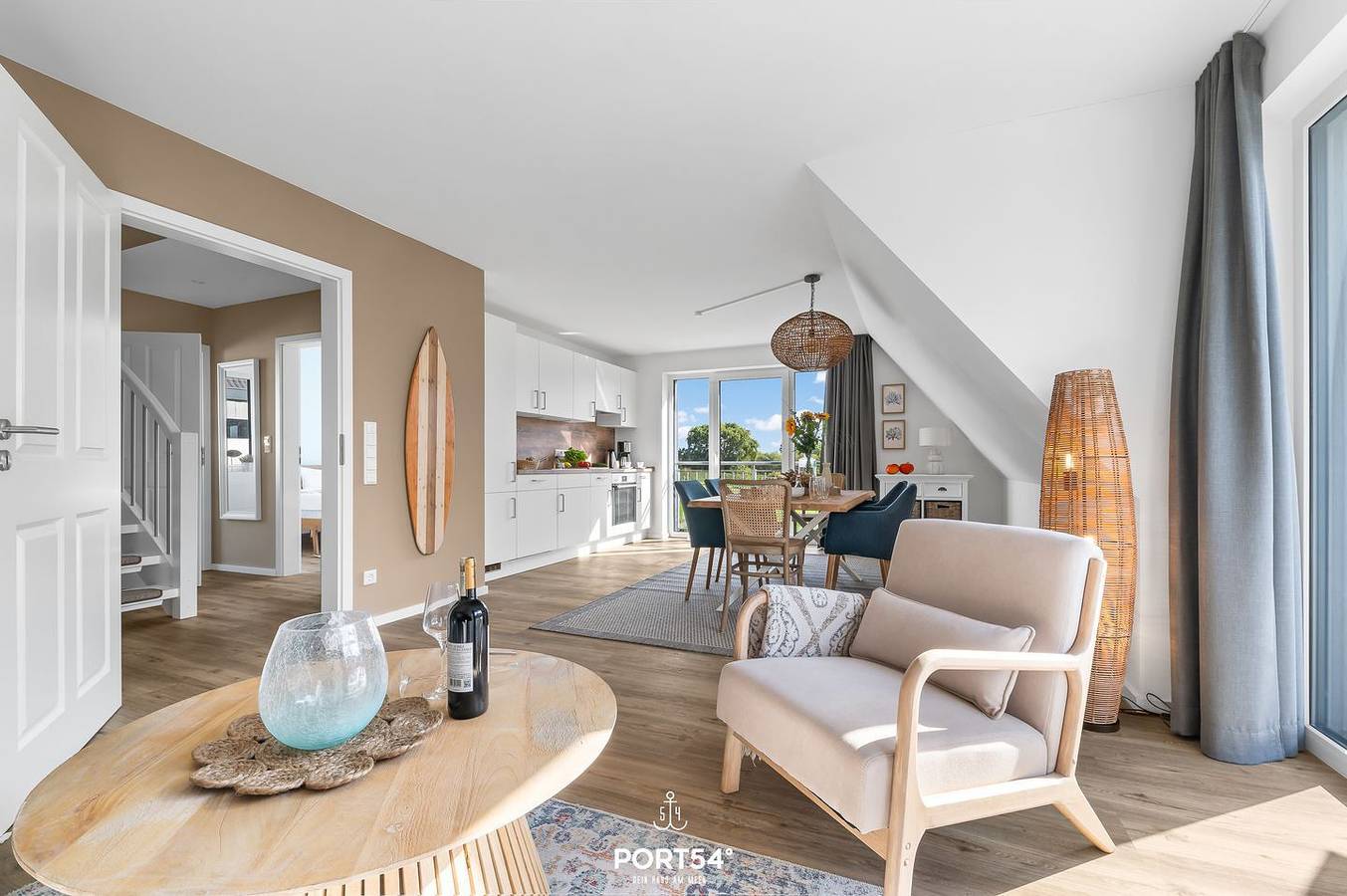 Ganze Wohnung, Ferienwohnung Deichkind mit Balkon zwischen Büsum und St. Peter-Ording in Norddeich (Schleswig-Holstein), Dithmarschen